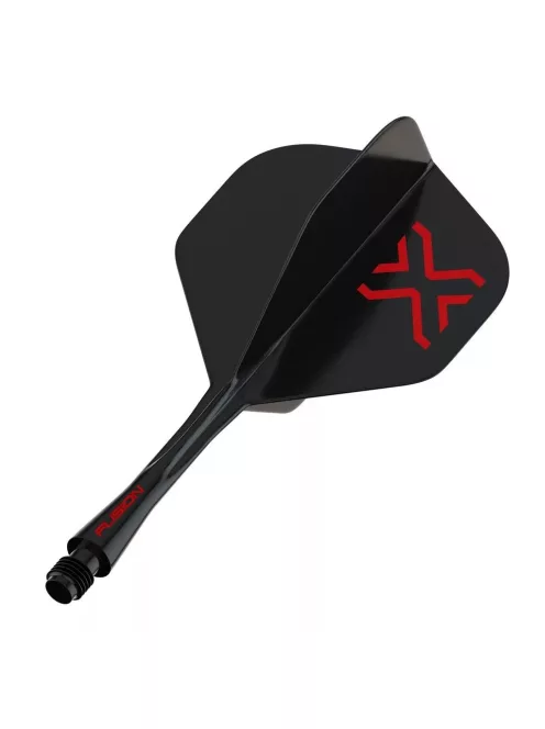 Darts toll és szár egyben Winmau Fusion Blade X fekete, No2 toll és közepes szár