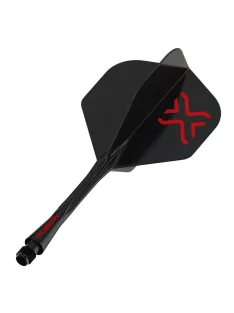   Darts toll és szár egyben Winmau Fusion Blade X fekete, No2 toll és hosszú szár