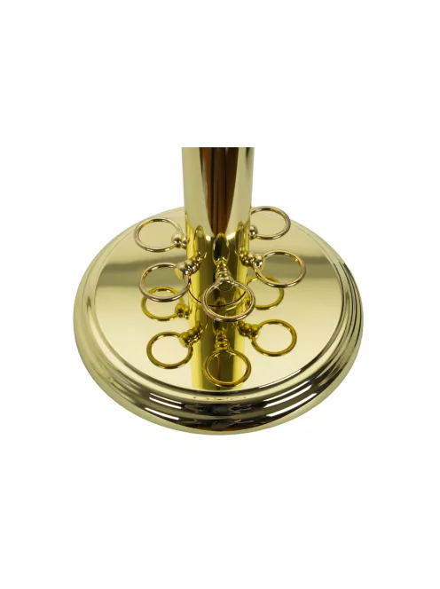 Dákótartó állvány Nova QN 6 dákóhoz, sárgaréz