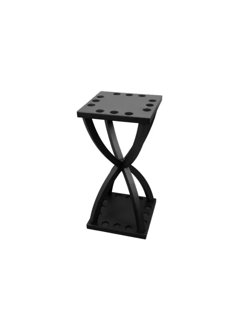 dákótartó állvány Dynamic Vortex metal, matt fekete  (12 dákóhoz)