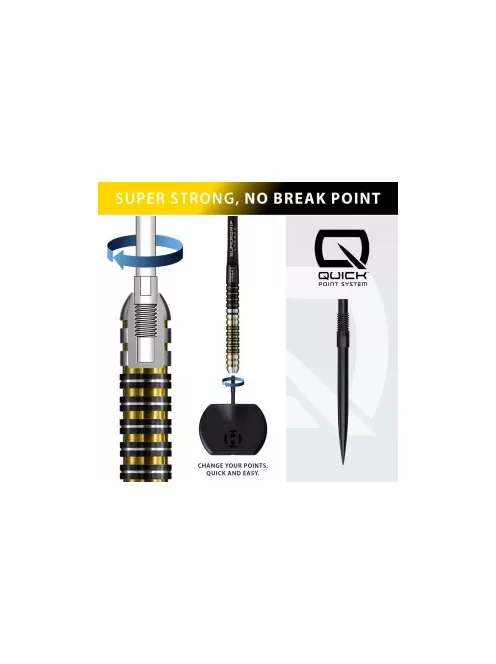 Dart szett Harrows steel 21g, Chizzy 90% wolfram