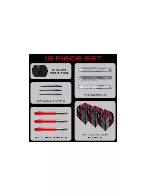 Dart set Harrows steel Damon Heta 21gr