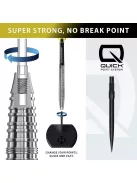 Dart szett steel Harrows NX90 Tapered Quick Point 26g, 90% wolfram