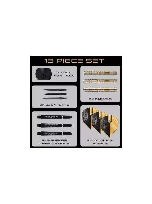 DART SZETT STEEL HARROWS CHIZZY  QP 24G, 90% WOLFRAM
