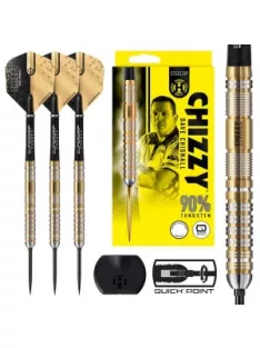 DART SZETT STEEL HARROWS CHIZZY  QP 25G, 90% WOLFRAM