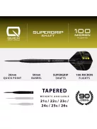 DART SZETT STEEL HARROWS NX90 Quick Point BLACK EDITION 22G, 90% WOLFRAM