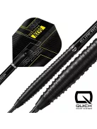 DART SZETT STEEL HARROWS NX90 Quick Point BLACK EDITION 24G, 90% WOLFRAM