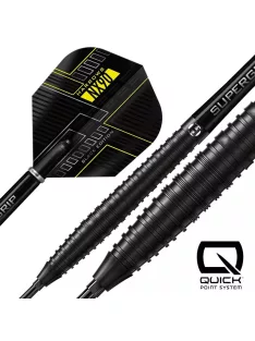   DART SZETT STEEL HARROWS NX90 Quick Point BLACK EDITION 24G, 90% WOLFRAM