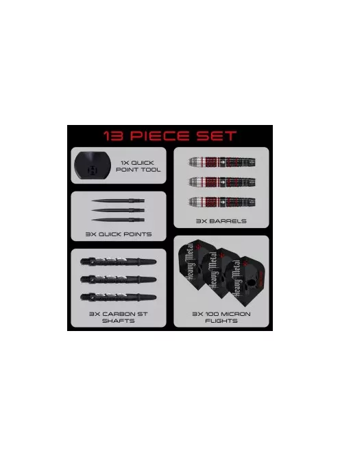 Dart szett steel Harrows Ryan Searle Series 2 QP 30g, 90% wolfram