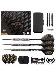 Dart szett steel Harrows Opus QP 21g, 90% wolfram