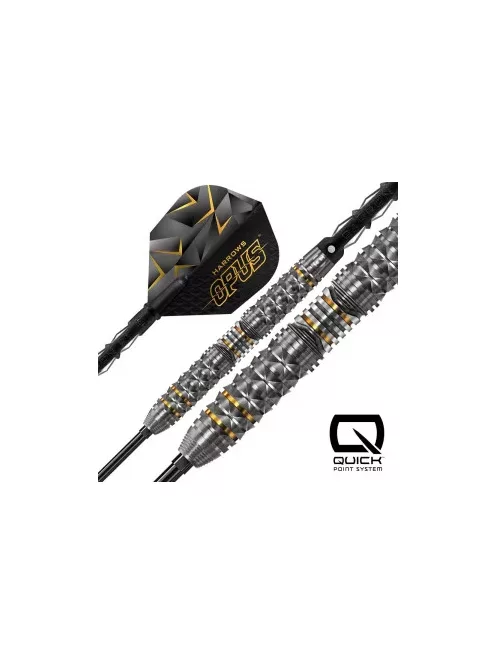 Dart szett steel Harrows Opus QP 22g, 90% wolfram