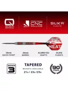 Dart szett steel Harrows Damon Heta Series 3 QP 21g, 90% wolfram