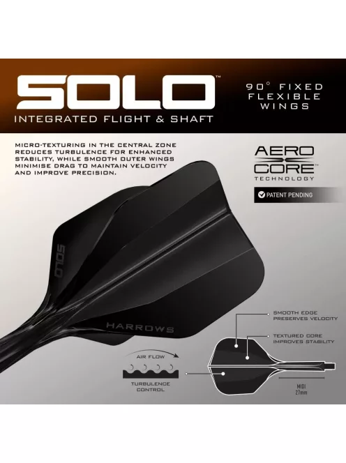 Dart szett steel Harrows QP Wolfram Trinity 25g, 97%