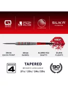 dart szett steel Harrows Damon Heta Series 4, Quick Point, 21gr, 90% 