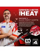 dart szett steel Harrows Damon Heta Series 4, Quick Point, 23gr, 90%