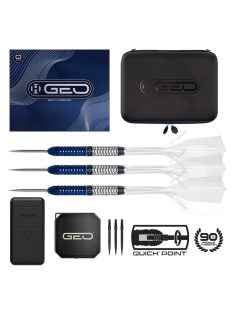   dart szett steel Harrows Geo Parallel, Quick Point, 25gr, 90% 