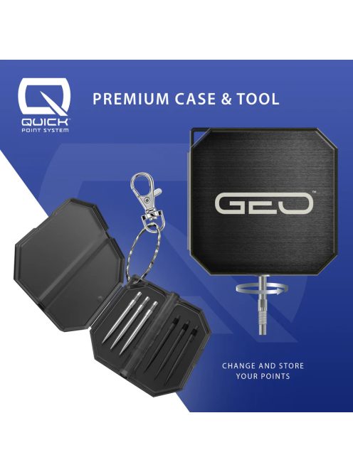 dart szett steel Harrows Geo Torpedo, Quick Point, 23gr, 90% 