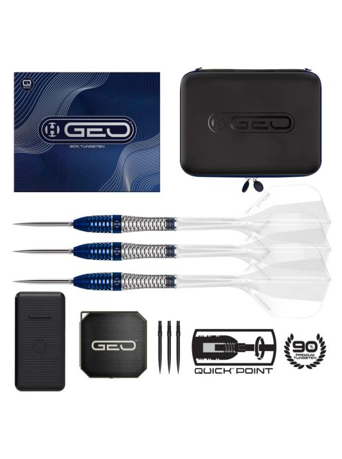 dart szett steel Harrows Geo Bomb, Quick Point, 23g, 90%