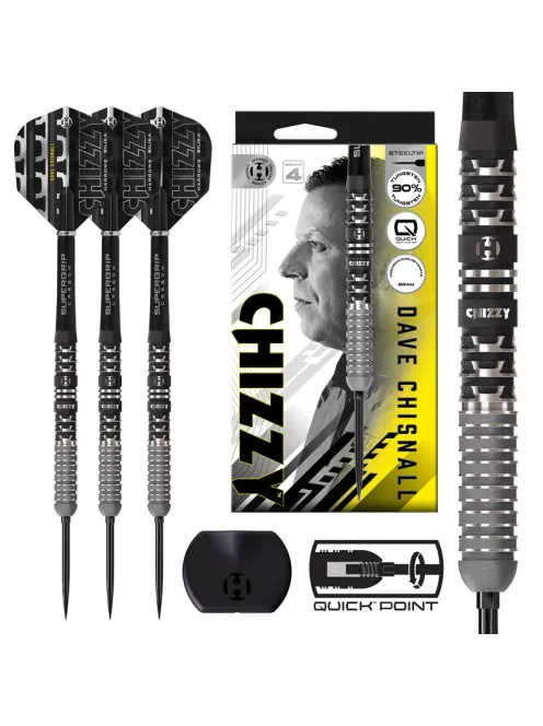 dart szett steel Harrows CHIZZY Series 4, Quick Point, 22gr, 90% 