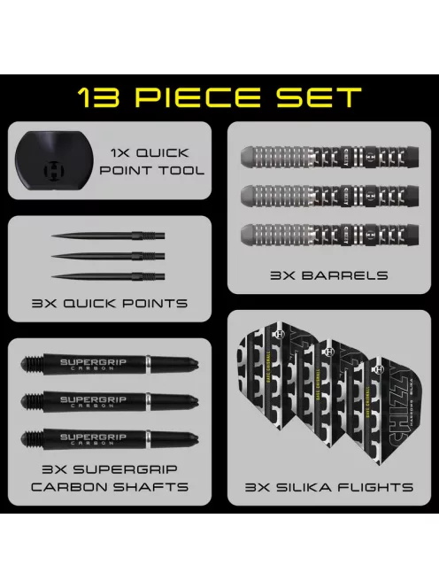 dart szett steel Harrows CHIZZY Series 4, Quick Point, 23gr, 90%