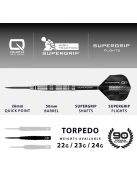 Dart szett steel Harrows QP Supergrip Torpedo 23g, 90%