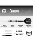 Dart szett steel Harrows QP Supergrip Bomb 25g, 90%