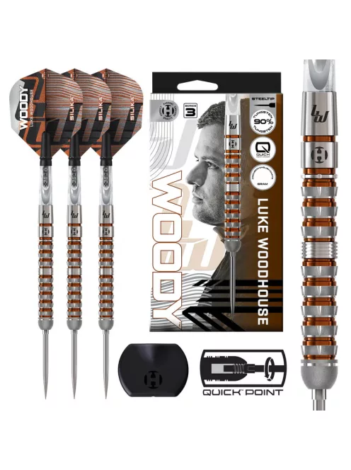 dart szett steel Harrows Luke Woodhouse Series 3, Quick Point, 21gr, 90% 