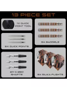 dart szett steel Harrows Luke Woodhouse Series 3, Quick Point, 21gr, 90% 
