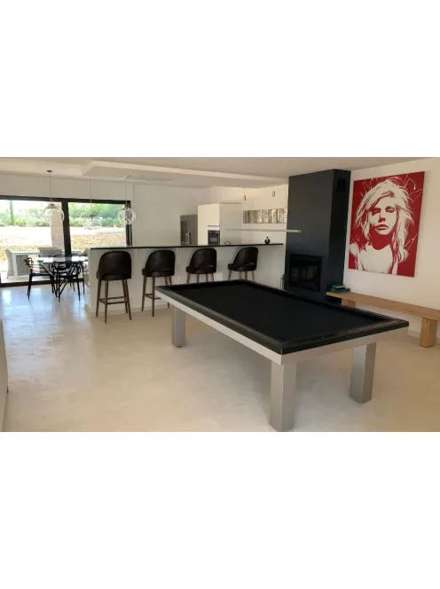 POOL BILIAR TABLE TOULET LOFT 7-8' with dining lid