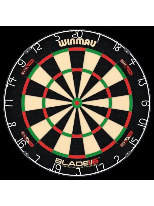 DARTS TABLE WINMAU BLADE 6 Dual Core + LIGHTING WINMAU PLASMA COMPLETE KIT