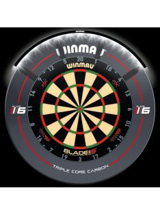   darts tábla Winmau Blade 6 + világítás Winmau Polaris komplett készlet