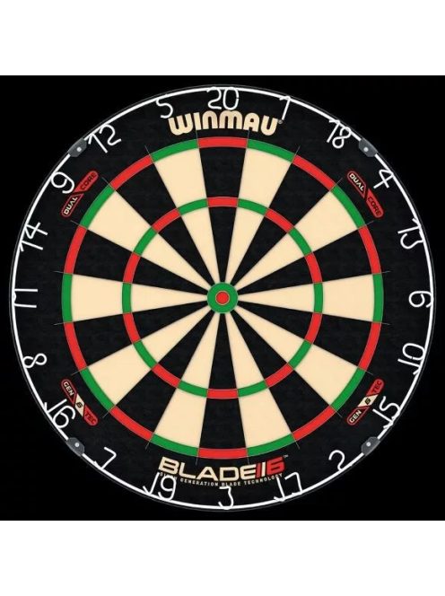 darts tábla Winmau Blade 6 + világítás Winmau Polaris komplett készlet