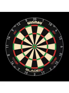   darts tábla Winmau Blade 6 Triple Core + 2 szett (6db) Winmau Nero B6 brass 18,5gr nyíl 