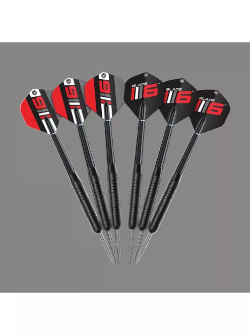 darts tábla Winmau Blade 6 Triple Core + 2 szett (6db) Winmau Nero B6 brass 18,5gr nyíl 