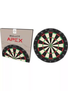   darts tábla  Bullet Apex + 2 szett steel Dart szett XQMAX BK COATED , 23g