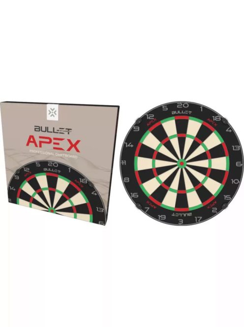darts tábla  Bullet Apex + 2 szett steel Dart szett XQMAX BK COATED , 23g