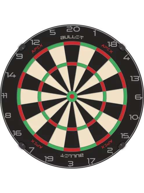 BULLET APEX Bundle 2 ( Bullet Apex sisal versenytábla, Goat szürke/piros/kék falvédő, Bullet Radion 270 világítás)