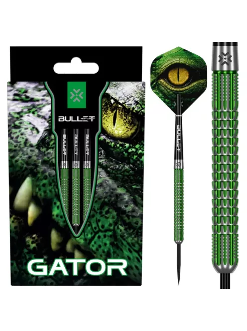 Darts szett Bullet Gator steel 22g 90%