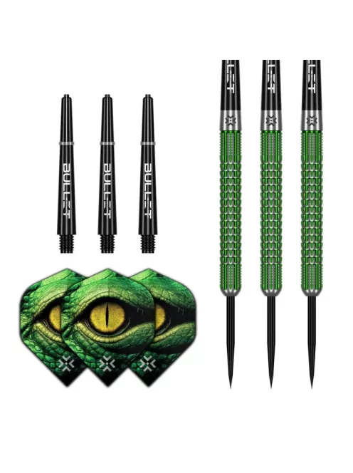 Darts szett Bullet Gator steel 24g 90%