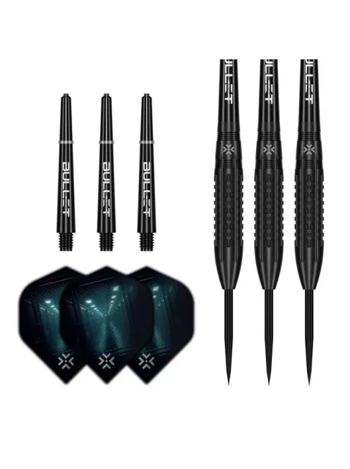 Darts szett Bullet Cage steel 24g 90%