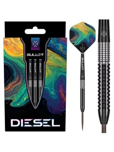 Darts szett Bullet Diesel steel 22g 85%