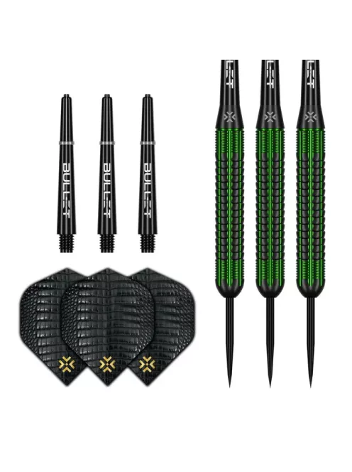 Darts szett Bullet Gator Brass réz 22g 