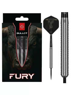 Darts szett steel Bullet Fury 22g, 90%