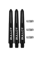 dart szár Bullet PC 48mm, hosszú, fekete