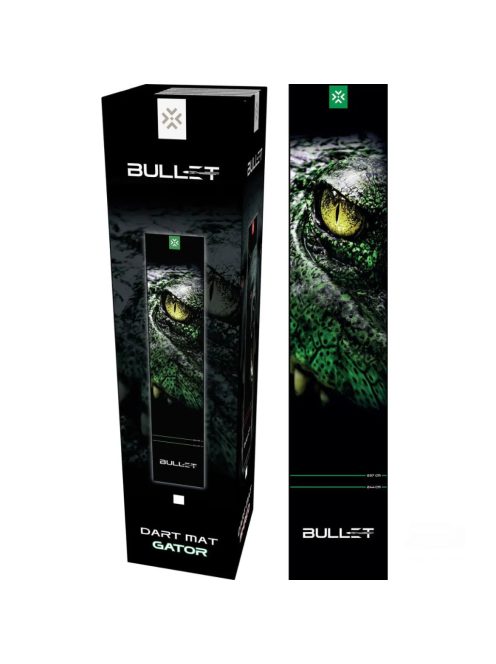 dart szőnyeg Bullet Gator 300 * 60 cm (dobóvonalakkal)
