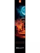 dart szőnyeg Bullet Hotrod 300 * 60 cm (dobóvonalakkal)