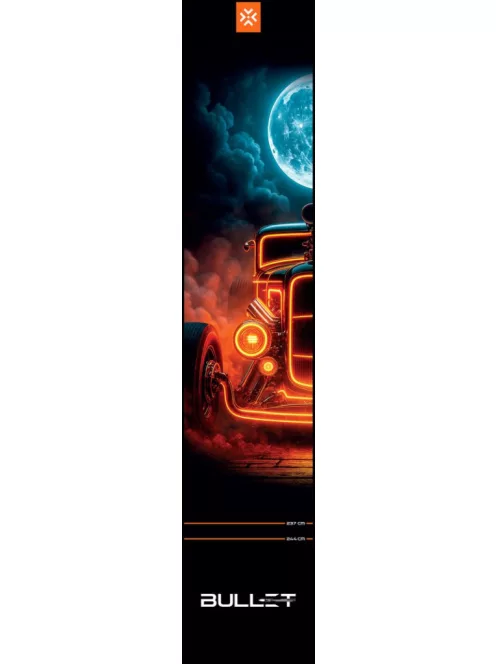 dart szőnyeg Bullet Hotrod 300 * 60 cm (dobóvonalakkal)