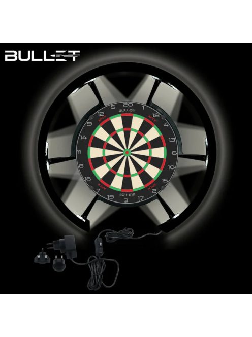 darts világítás Bullet Radion, 300 fokos (1.000.- lumen!)