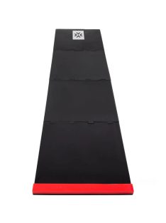   Darts szőnyeg Bullet Puzzle fekete, piros dobóléccel (dart mat)