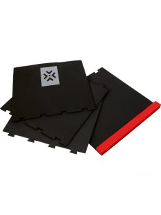   Darts szőnyeg Bullet Puzzle fekete, piros dobóléccel (dart mat)